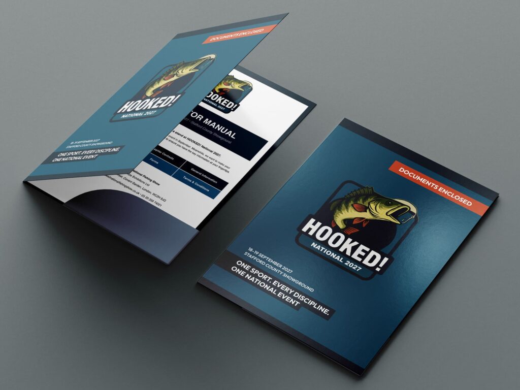 HOOKED! National 2027 exhibitor information pack and folder