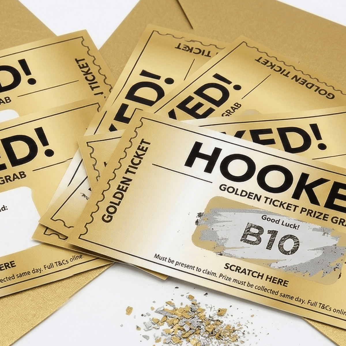 Golden Ticket Prize Grab - 1 in 5 chance to win